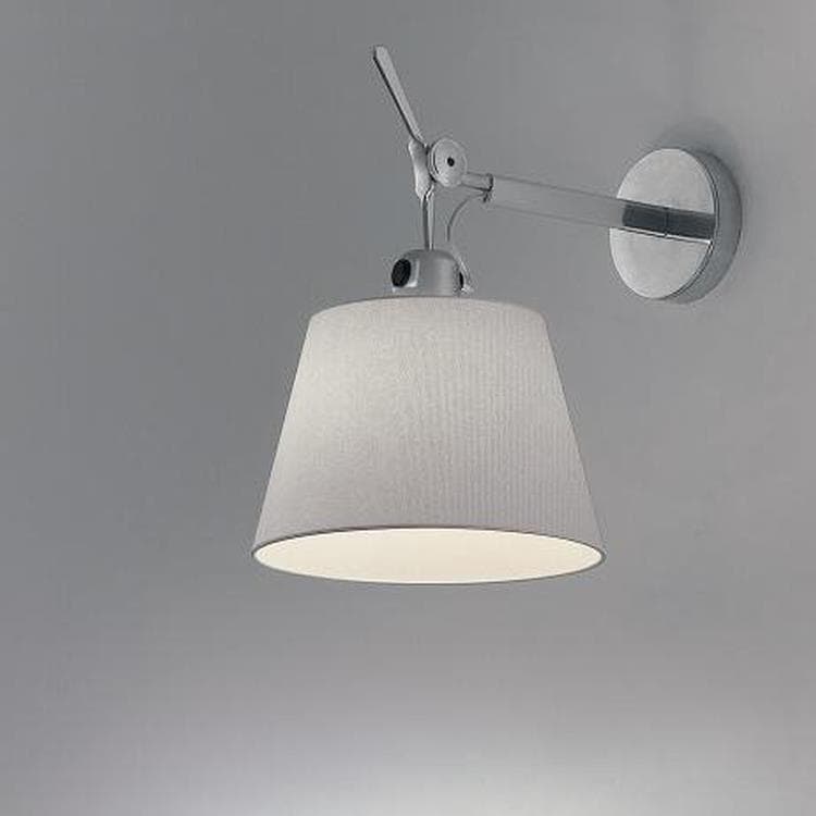 Applique murale Orientable Ø18cm TOLOMEO gris perle