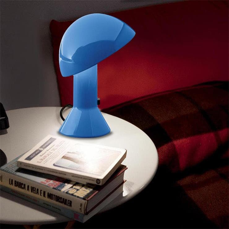 Lampe à poser H28cm ELMETTO Bleu