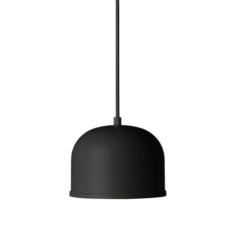 Suspension Ø15cm GM 15 noir satiné câble noir