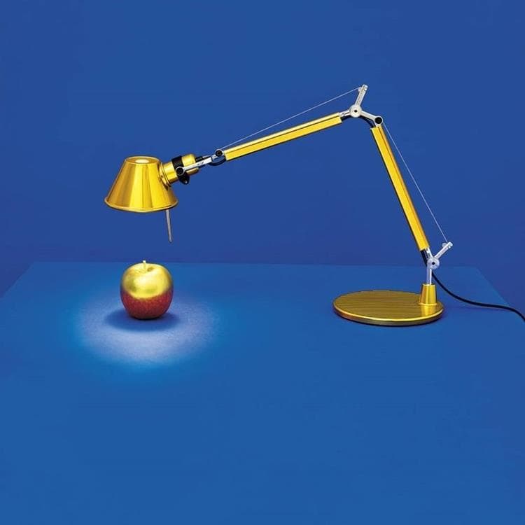Lampe de bureau H37cm TOLOMEO MICRO or poli
