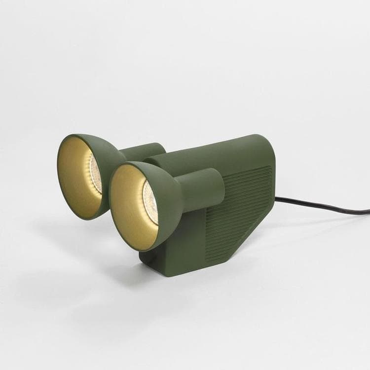 Lampe à poser Céramique H21cm OLO vert kaki mat
