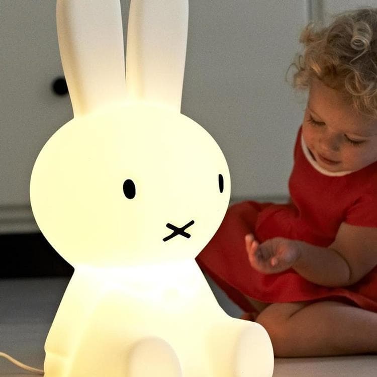 Lampe à poser LED Lapin H50cm MIFFY Blanc