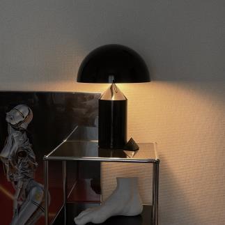 Lampe design ATOLLO (H70cm) en aluminium noir