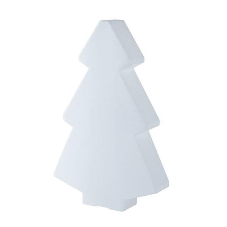 Sapin lumineux LED PINUS (H40cm) en PVC blanc