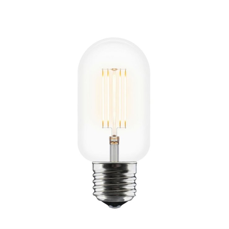 Ampoule à filament LED Tube E27 Ø4,5cm 2200K 2W=10W 140 Lumens IDEA 