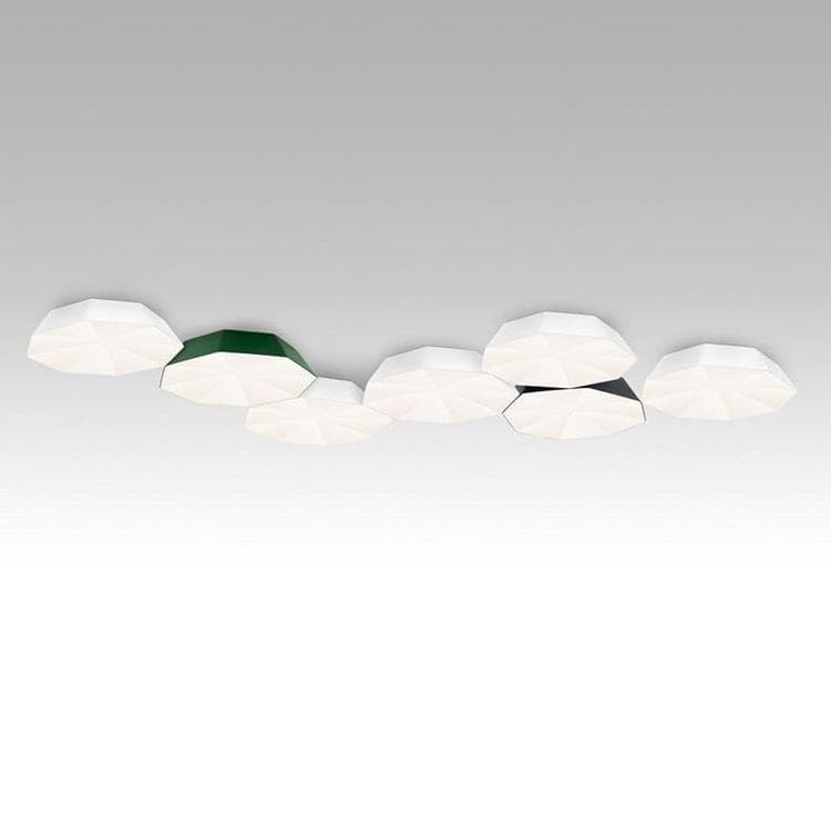 Plafonnier LED dimmable Acrylique Ø80cm UMBRELLA Blanc