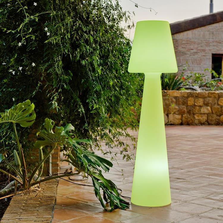 TINKA FLORA Lampadaire d'extérieur LED rechargeable et solaire avec détecteur  de mouvement H75-125-175cm gris Les Jardins - LightOnline