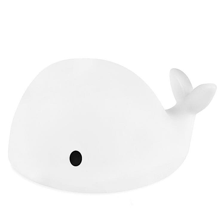 MOBY-Veilleuse RGB LED Baleine L30cm Blanc