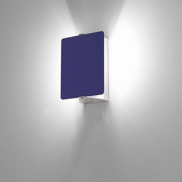 Applique LED métal H17cm APPLIQUE À VOLET PIVOTANT LED Bleu