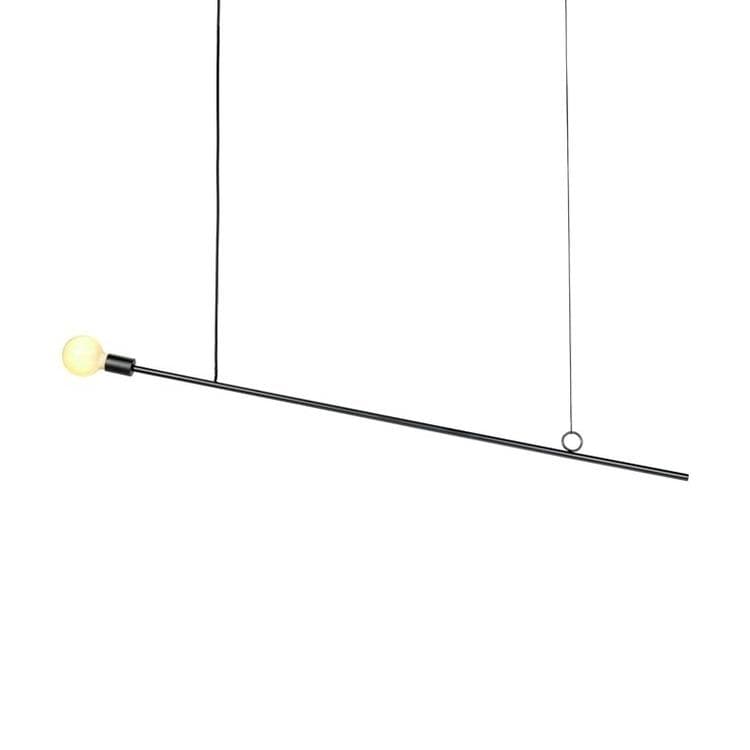 Suspension caoutchouc/fibre de verre L136cm ACCENT Noir