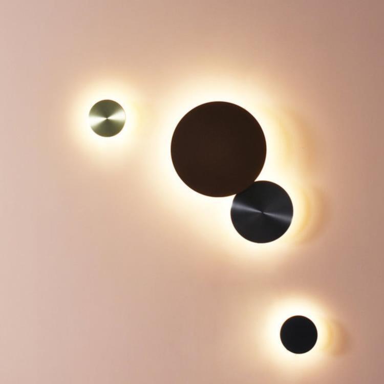 Applique LED Acier Ø12cm ZENITH Laiton