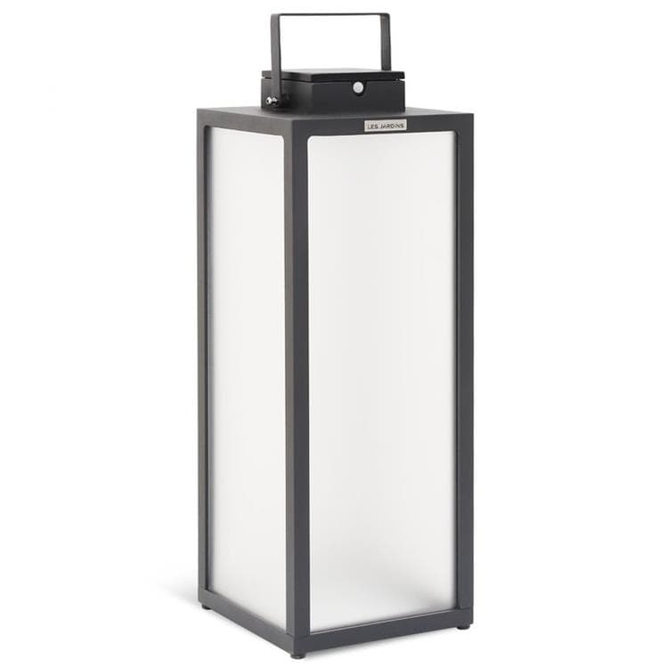 TINKA TRADITION Lampe d'extérieur LED rechargeable et solaire Alu H65cm