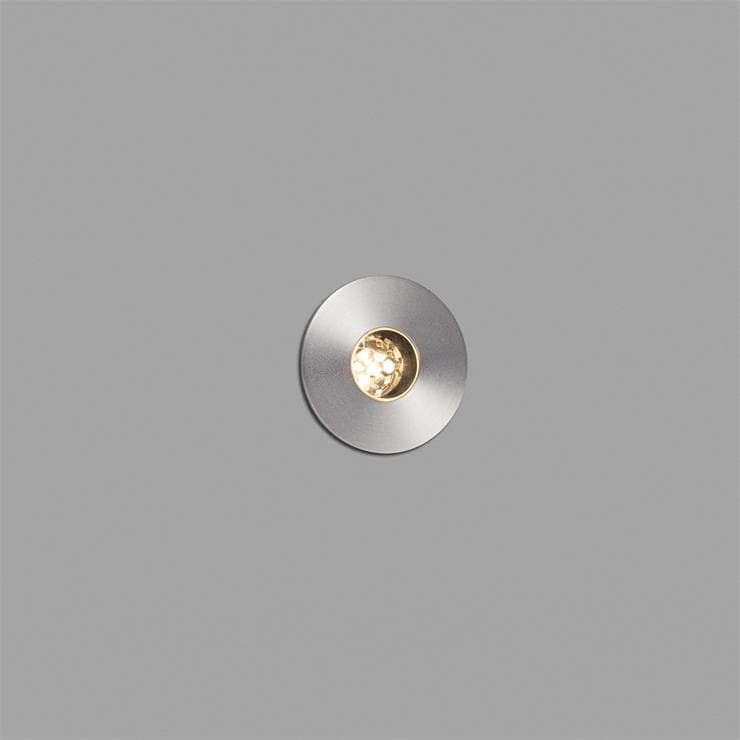 Spot encastrable LED d'extérieur Métal Ø3.5cm GRUND LED gris