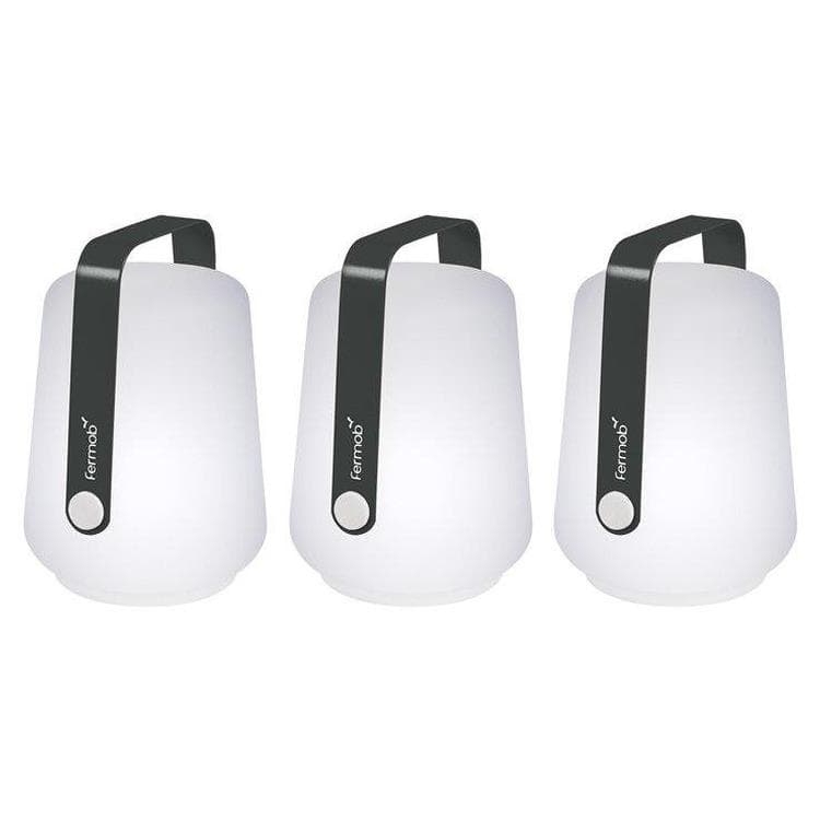 balad-lot de 3 lampes nomades led d'extérieur h12cm