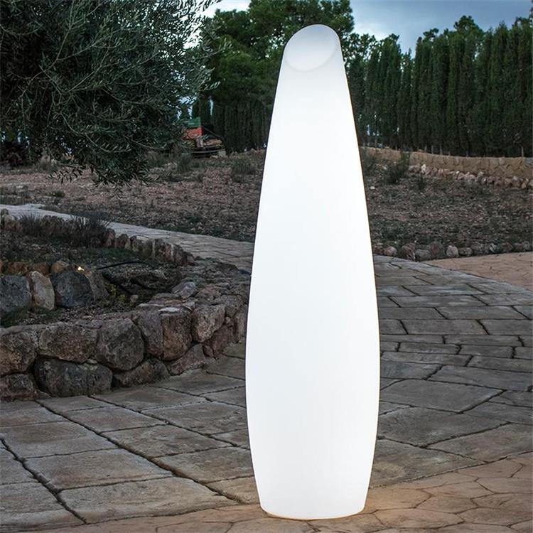 Lampadaire d'extérieur LED avec câble H170cm FREDO Blanc