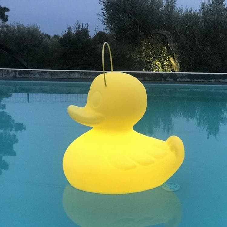 Lampe flottante d'extérieur LED RGB télécommande H54cm DUCK DUCK Jaune