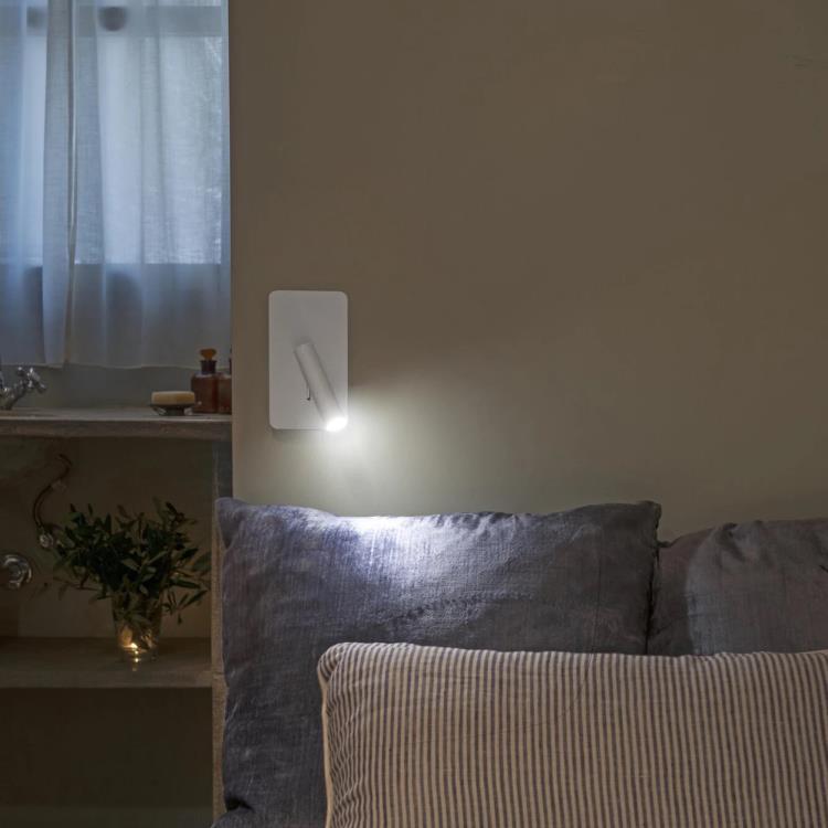 Applique liseuse LED Métal H17cm SUAU Blanc