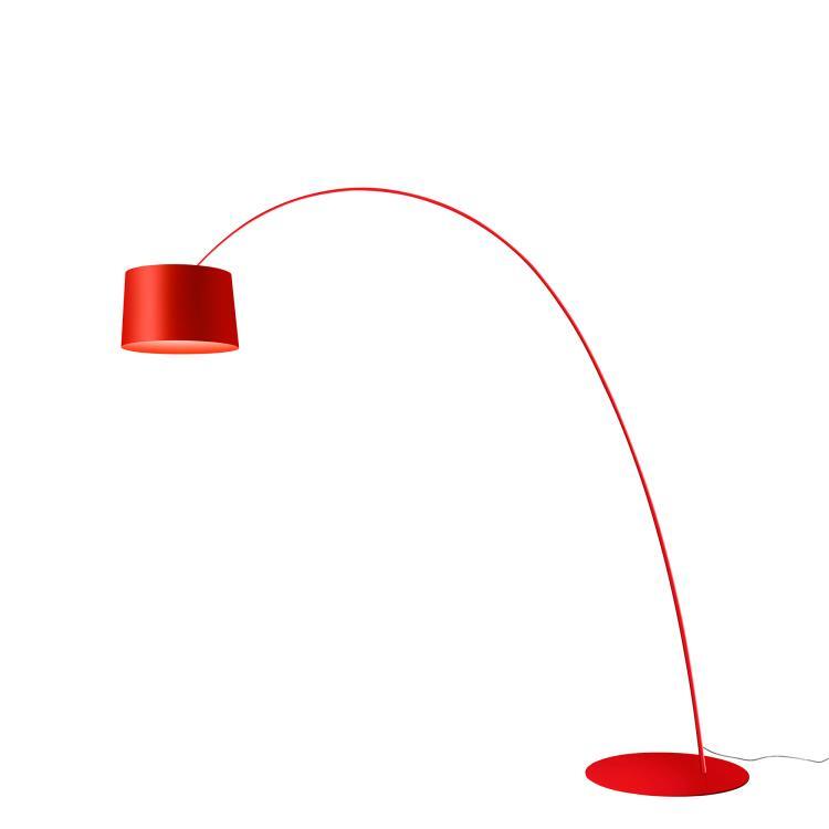 TWIGGY MY LIGHT-Lampadaire Arc LED variateur Bluetooth H215cm rouge v