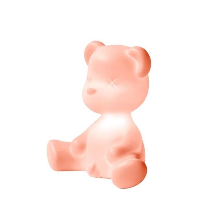 Lampe à poser LED Ourson Polyéthylène H32cm TEDDY BOY Rose clair