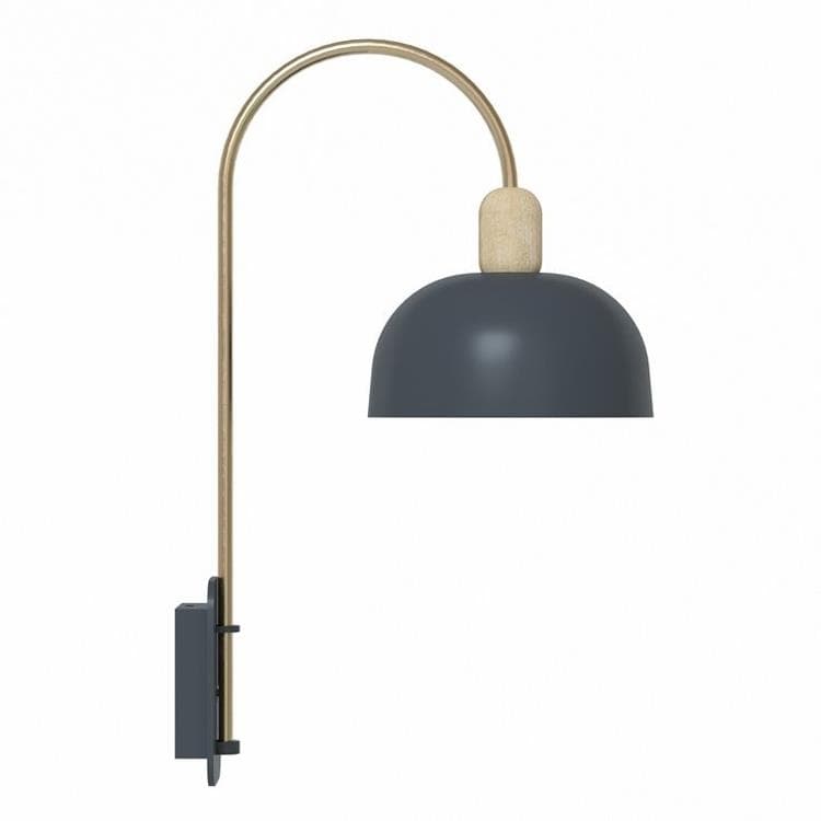 Applique Métal/Bois H60cm NINA Gris