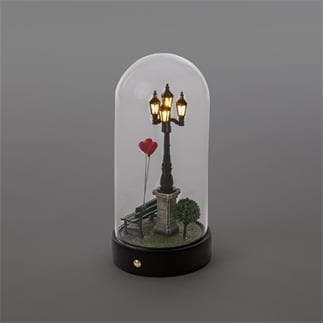 Lampe cœur LED H. 23,5 cm VALENTINE Noire - Lampe à poser BUT