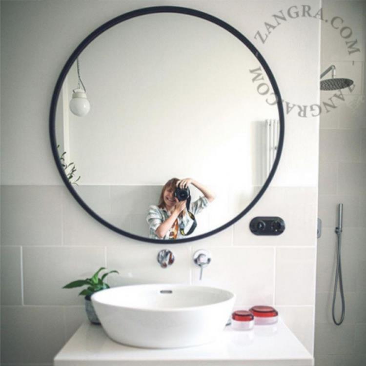 Suspension de salle de bain Porcelaine Ø16,5cm H11cm PORCELAINE Blanc