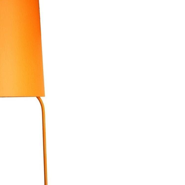 Lampadaire Métal & Chintz avec Variateur Switch to Dim H176cm SLIMSOPHIE Orange