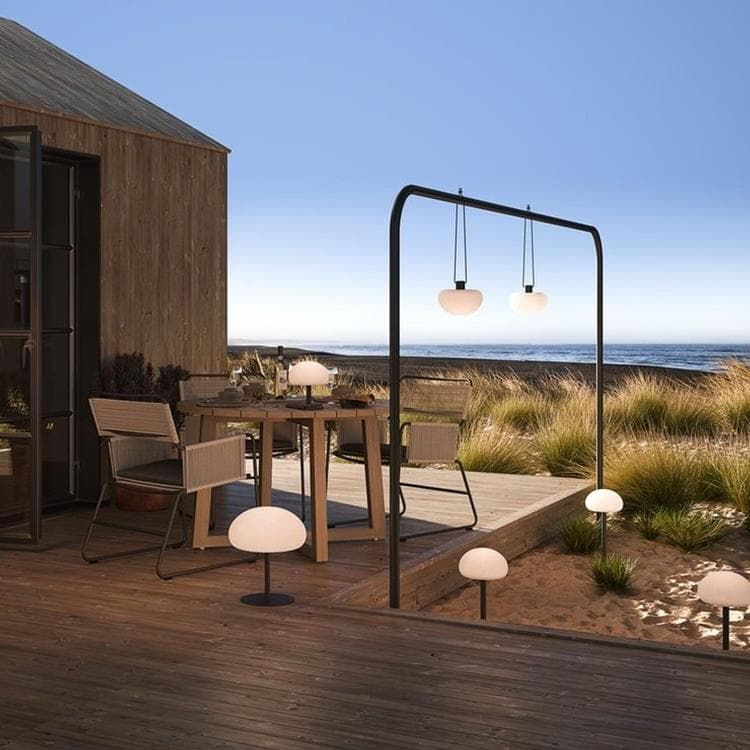 Suspension d'extérieur LED Métal Ø20cm SPONGE Noir
