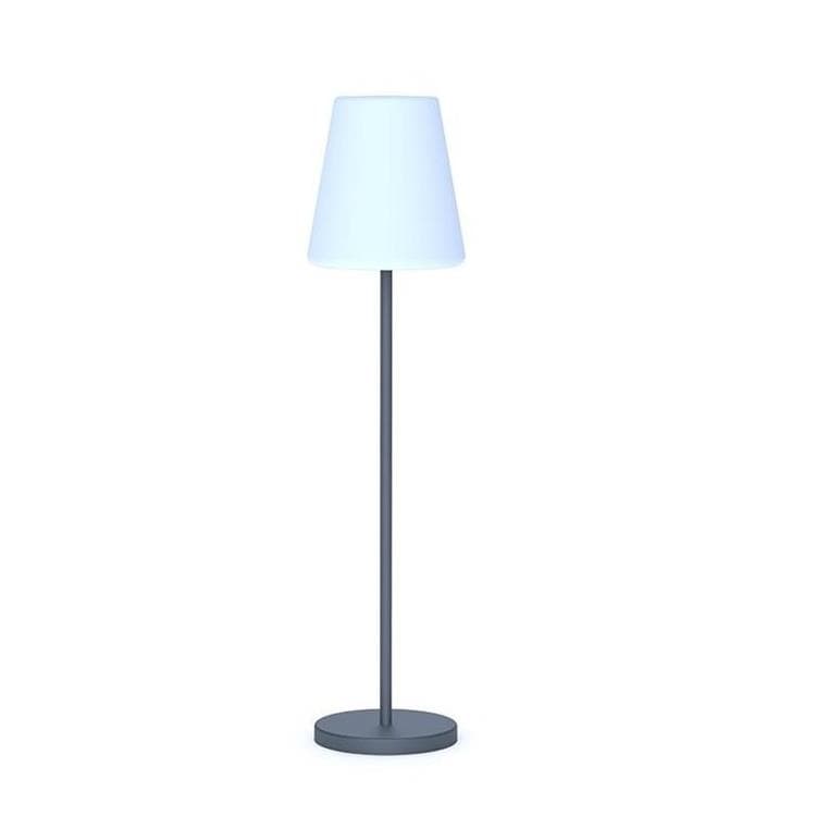 LOLA SLIM-Lampadaire d'extérieur LED solaire rechargeable avec téléco