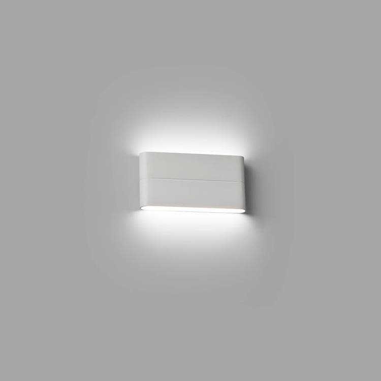 Applique d'extérieur LED Métal/Verre L17.5cm ADAY-2 Blanc