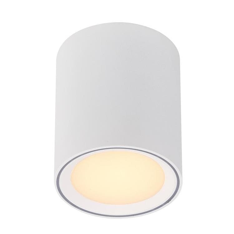 Spot LED saillie dimmable en métal H12cm FALLON Blanc