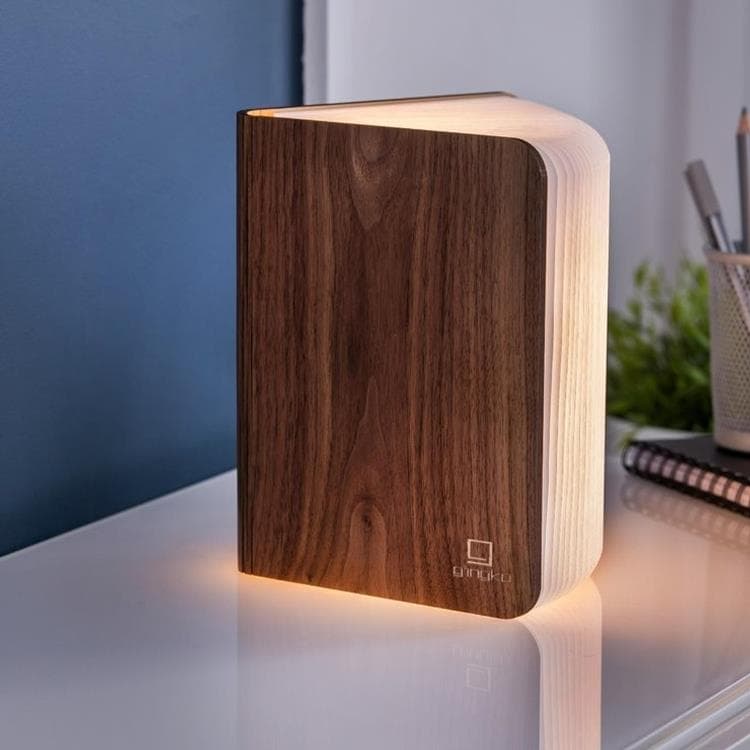 Lampe Livre Lumineux Led en Noyer