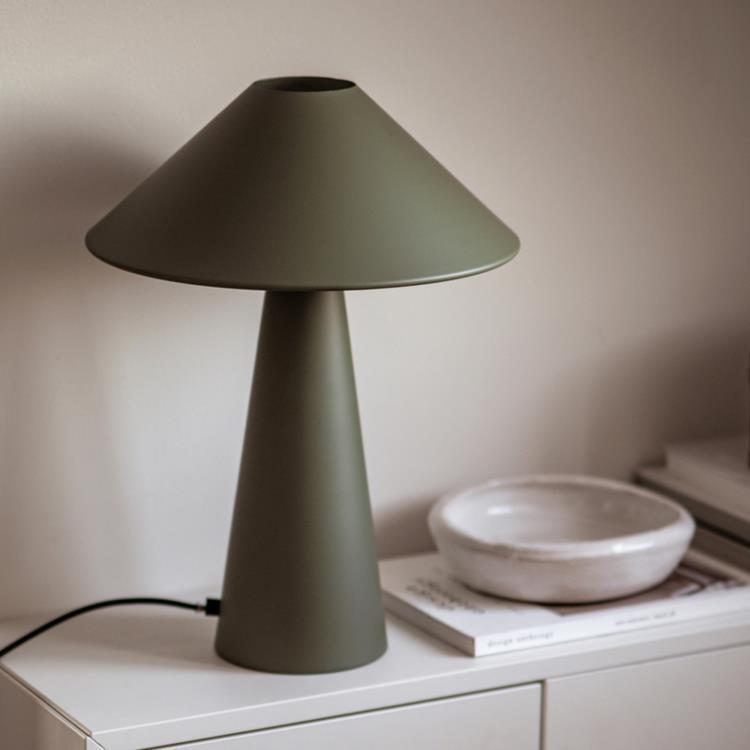 Lampe à poser Métal H40cm CANNES Vert