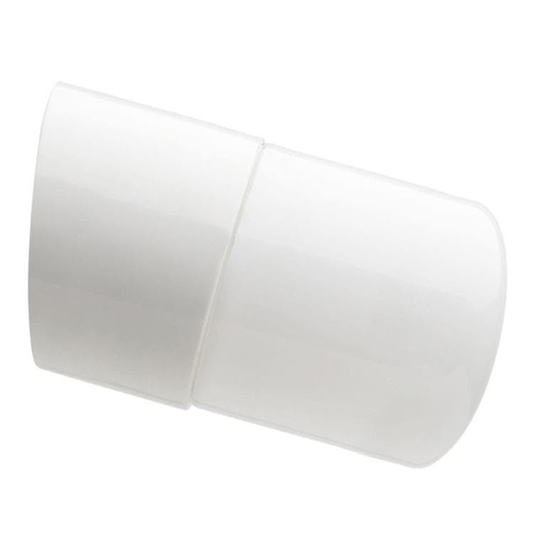 Applique en porcelaine et verre Ø8.5cm H9cm PURE PORCELAINE blanc verre blanc