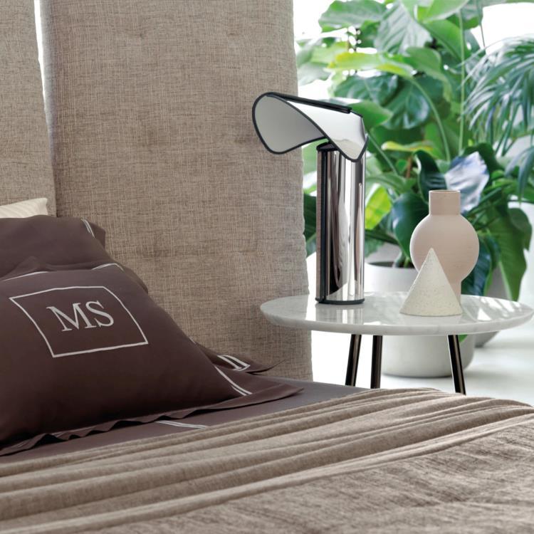 Lampe à poser avec Variateur Aluminium H41cm CHIARA Aluminium