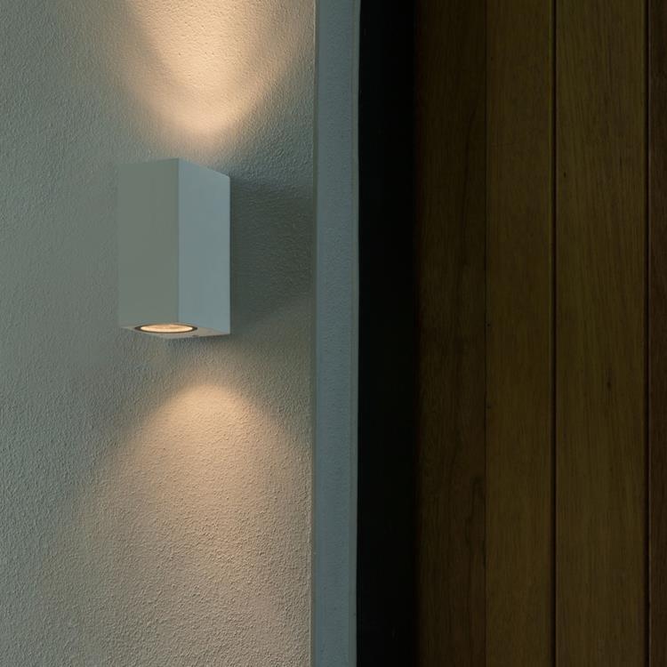 Spot d'extérieur LED up&down H15cm CHIOS 150 Blanc