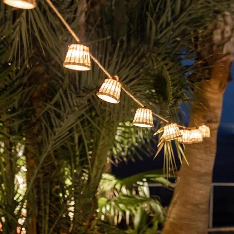 ALLEGRA Guirlande lumineuse d'extérieur 10 lumières LED 5m raccordable avec  télécommande Noir New Garden - LightOnline