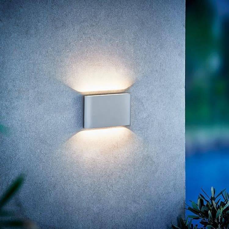 Applique murale d'extérieur LED L20cm KINVER Blanc