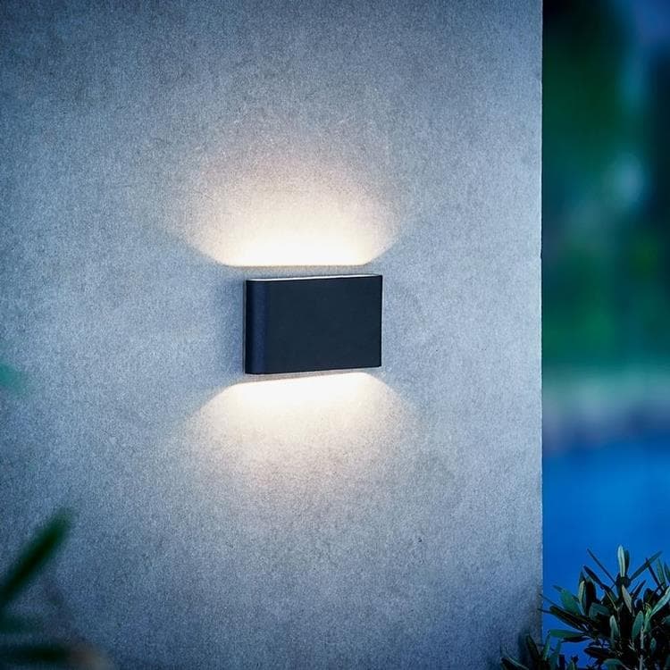 Applique murale d'extérieur LED L20cm KINVER Noir