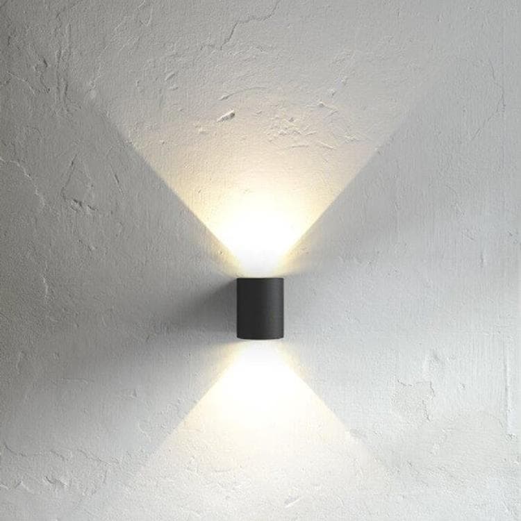 Applique d'extérieur LED 2 lumières Métal H10.5cm CANTO 2 Noir