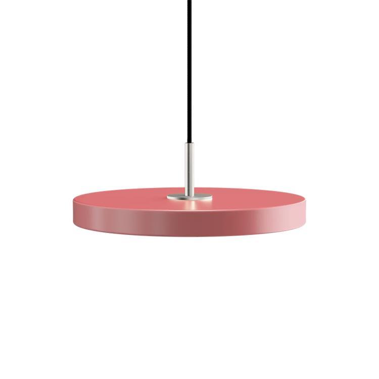 Suspension LED Top Acier Ø31cm ASTERIA MINI Rose