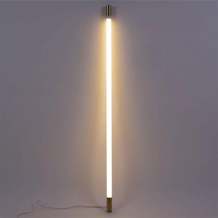 Néon LED embout or L127cm LINEA Blanc