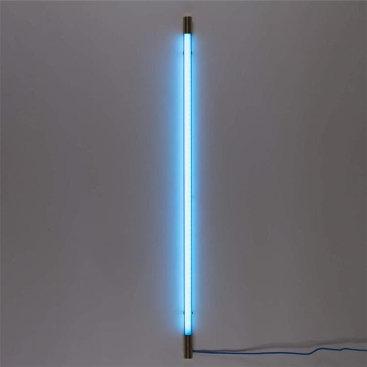 Néon LED embout or L127cm LINEA Bleu