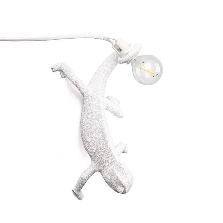 chameleon-applique murale caméléon résine usb l21.5cm