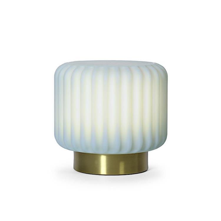 Lampe à poser d'extérieur Tactile H15cm DENTELLES Pistache