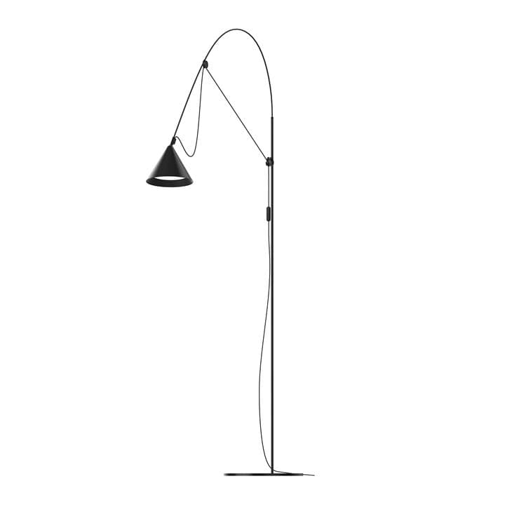 Lampadaire LED Métal H130/190cm AYNO L Noir
