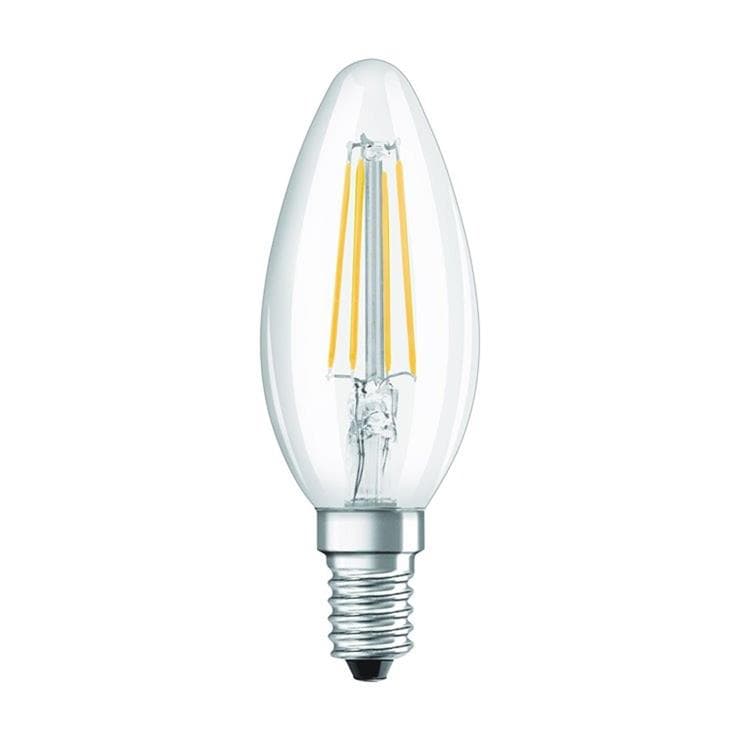 Ampoule LED filament Flamme E14 Ø3,5cm 2700K 4W = 40W 430 Lumens OSRAM 