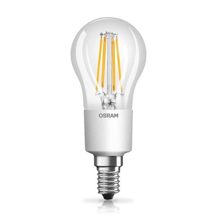 Ampoule LED filament sphérique E14 Ø4.5cm 2700K 5W = 40W 470 Lumens Dimmable OSRAM 