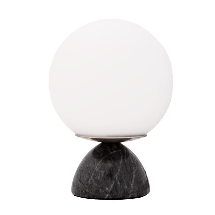 SHINNING PEARL-Lampe à poser Marbre H21cm Noir