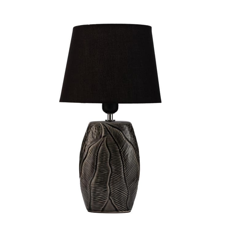 MIDNIGHT DREAM-Lampe à poser Céramique H40cm Noir